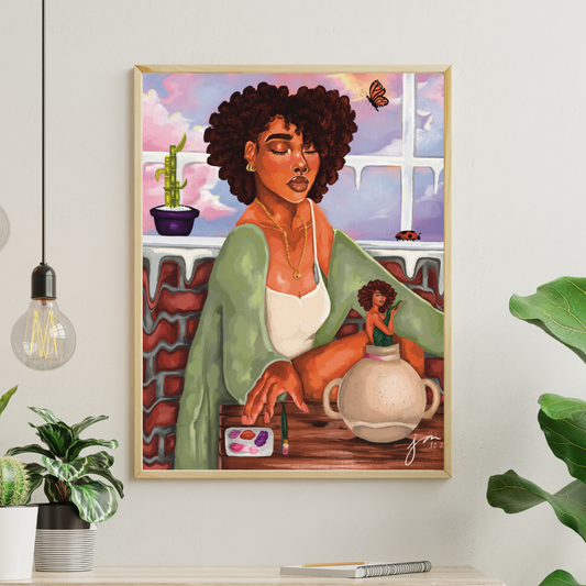 "Creating Space" Print