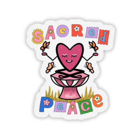 “Sacred Peace” Sticker