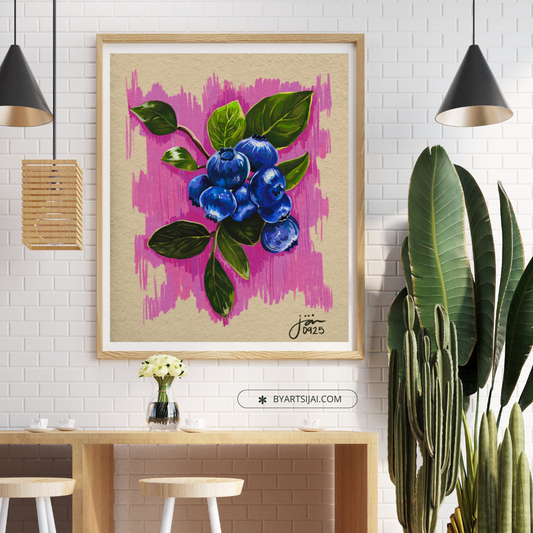 "Blueberries" Print