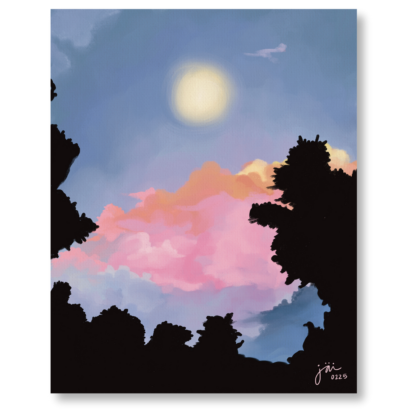 "Cloud Study" Print