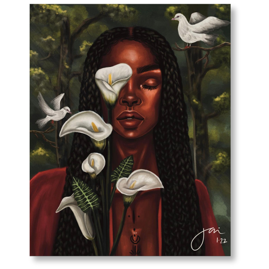 "Consider the Lilies of the Field" Print