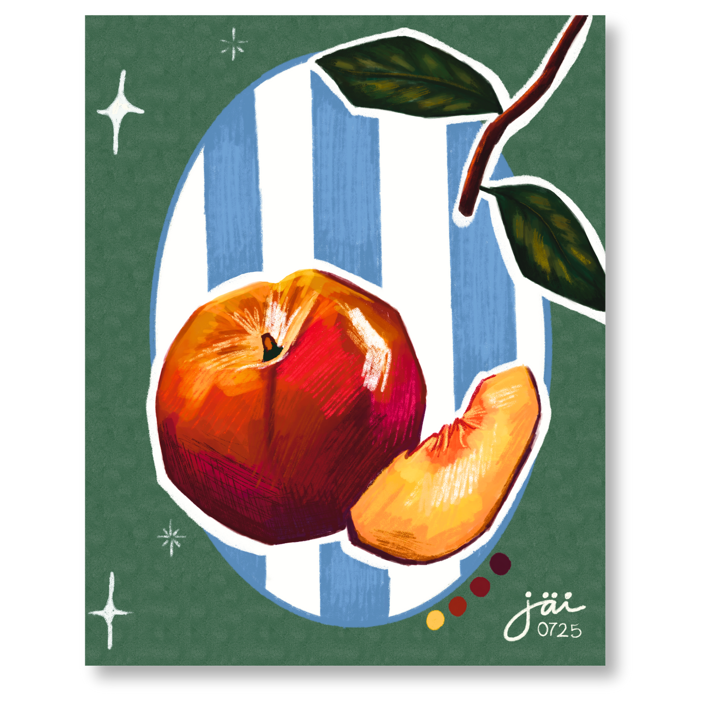 "Peachy Keen" Print