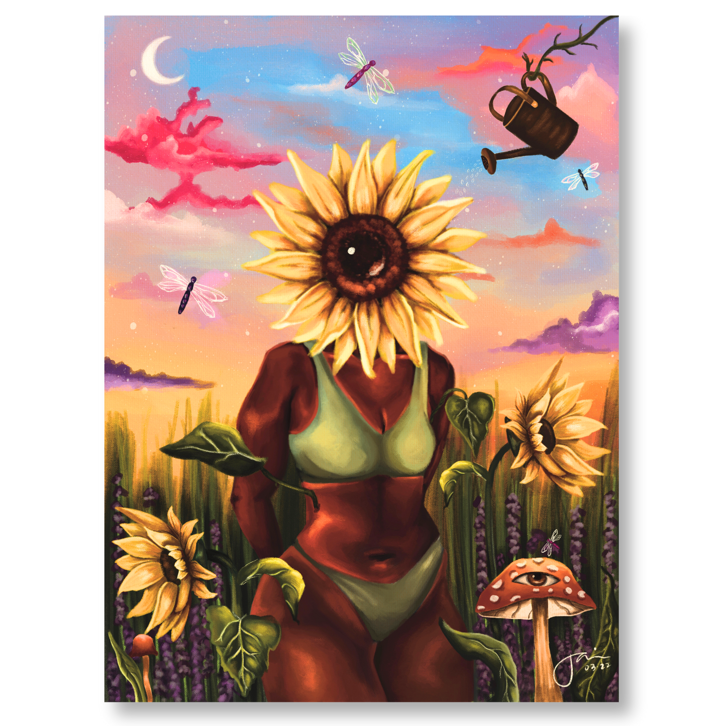 "She is the Garden" Print