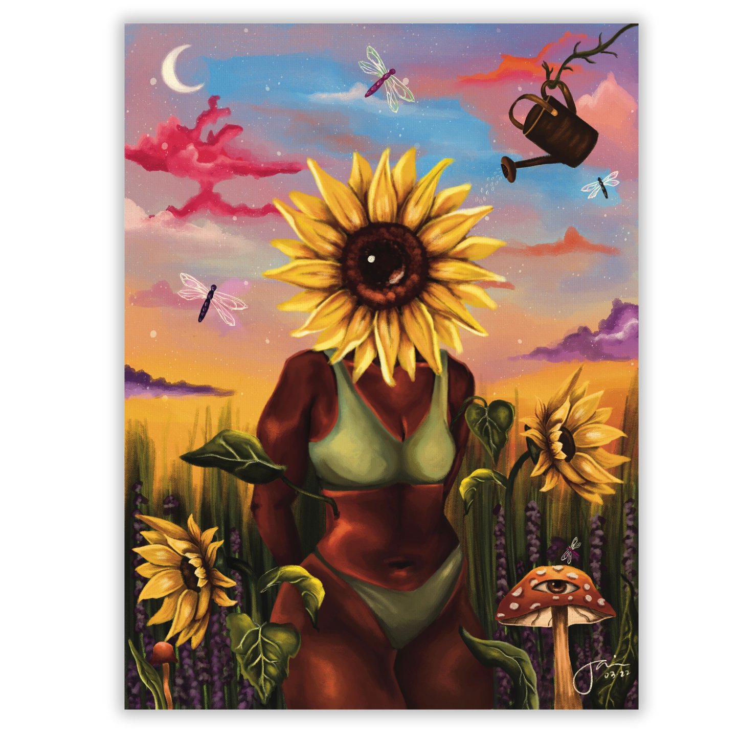 “She is the Garden” Sticker