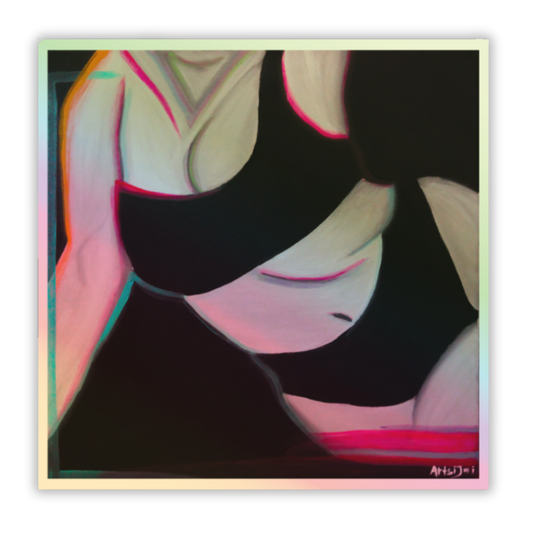 “Body I” Holographic Sticker