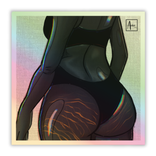 “Body II” Holographic Sticker